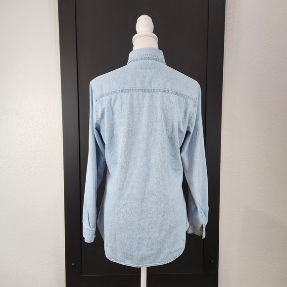 Levi's RED TAB JEANS BUTTON DOWN SHIRT SIZE MEDIUM - Picture 7 of 10